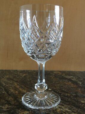 VTG Baccarat France Cut Crystal 'Colbert' Water Glass - C